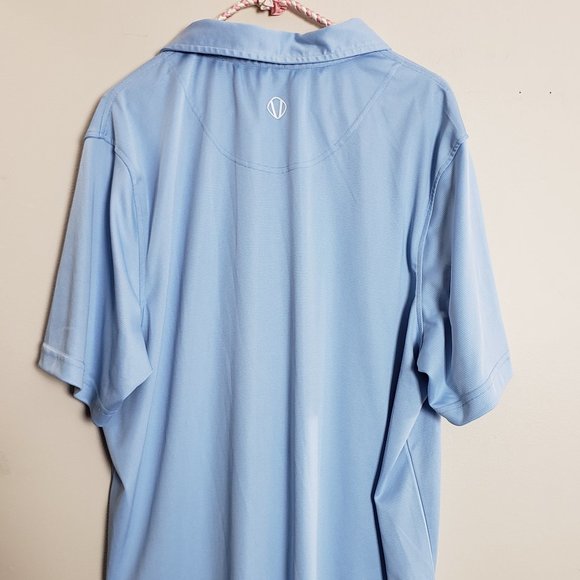 SUNICE MEN'S SHORT SLEEVE GOLF SHIRT SIZE XXL TTG SPORTS BLUE SPORTS WEAR MAN'S - Picture 3 of 16